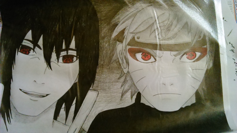 Sasuke et Naruto Dessin11