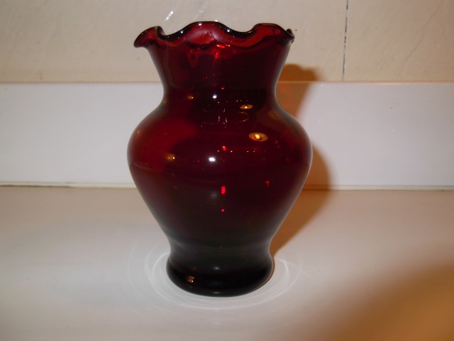 Vase Anchor hocking glass USA Dscf2117