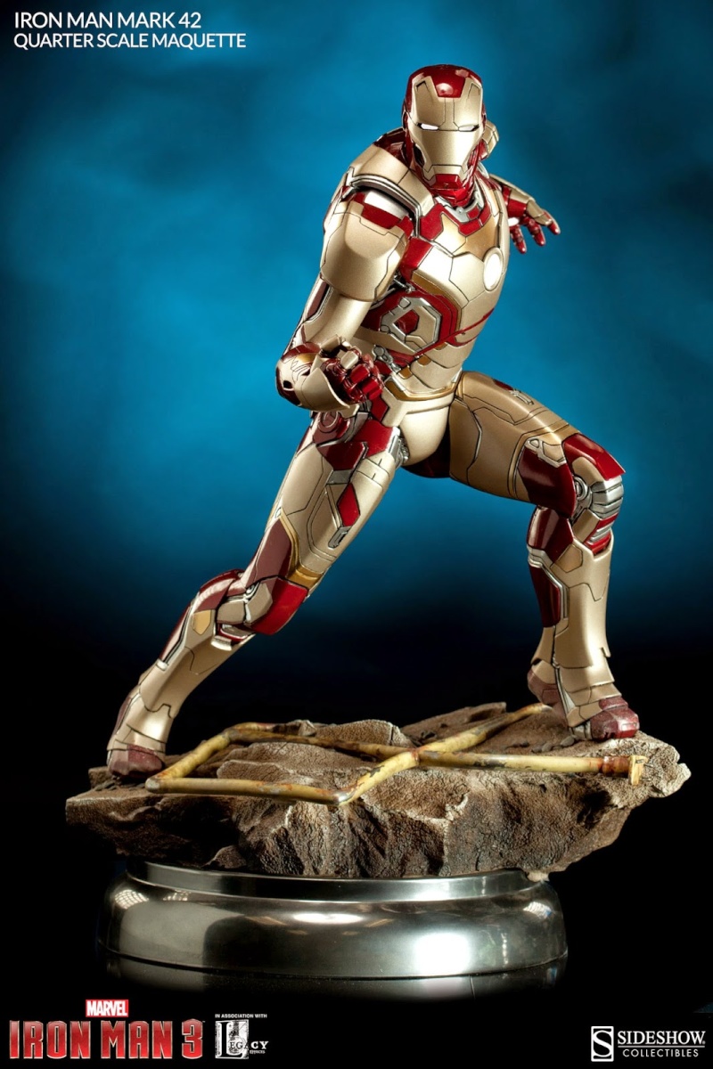 Sideshow - Iron Man 3 - Quarter Scale Maquette - Mark 42 210