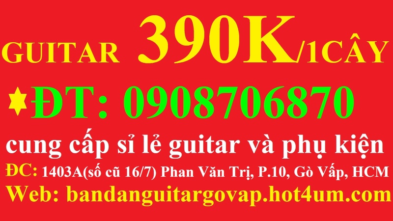 bán đàn guitar giá rẻ chỉ có 390k Guitar17