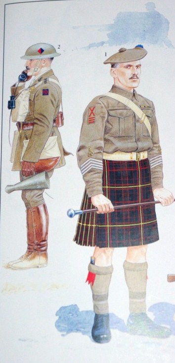 capitaine d'artillerie birtannique avec avec ses jumelles Imgp6411