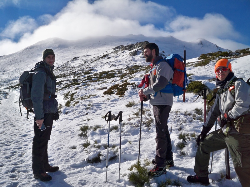 Senderismo invernal: sábado 20 de diciembre 2014 - Pico del Lobo desde el Puerto de la Quesera 100_9126