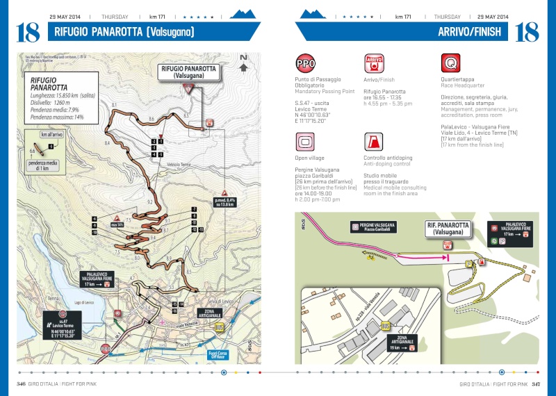 italia - Giro d'Italia 2014 - 18a tappa - Belluno-Rifugio Panarotta (Valsugana) - 171,0 km (29 maggio 2014) 18f10