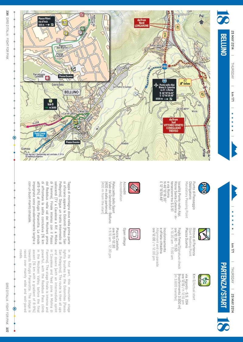 italia - Giro d'Italia 2014 - 18a tappa - Belluno-Rifugio Panarotta (Valsugana) - 171,0 km (29 maggio 2014) 18s10