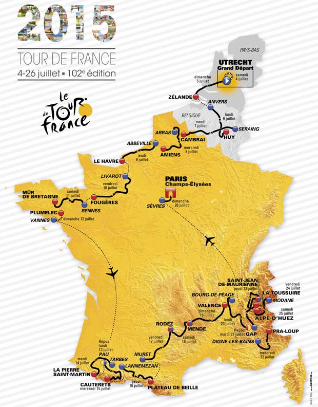 Tour de France 2015 - Notizie, anticipazioni e ipotesi sul percorso - DISCUSSIONE GENERALE Map_ro11
