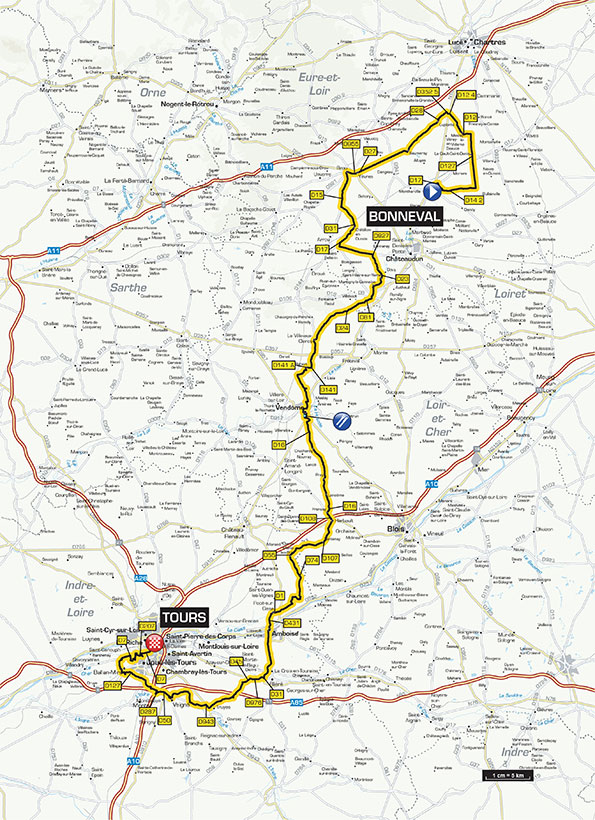 2014 - Paris-Tours (Parigi-Tours) 2014 (12 ottobre 2014) Carte13