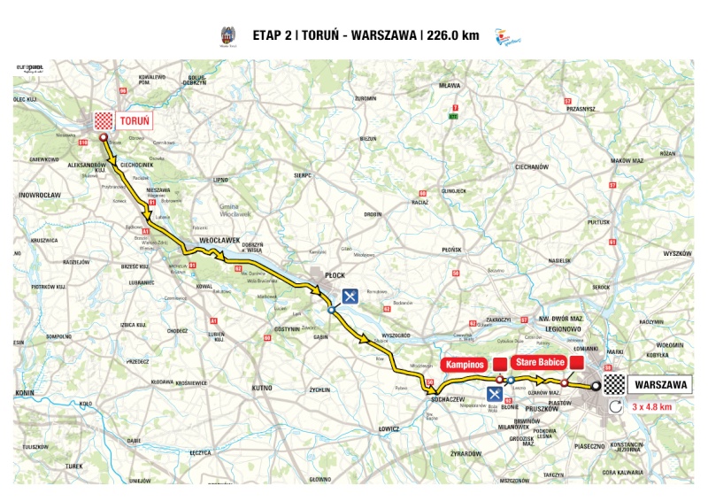Tour de Pologne 2014 (3-9 agosto 2014) Mapa_e11