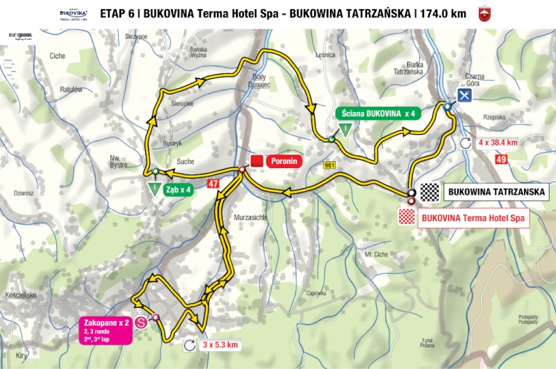 2014 - Tour de Pologne 2014 (3-9 agosto 2014) Mapa_e15