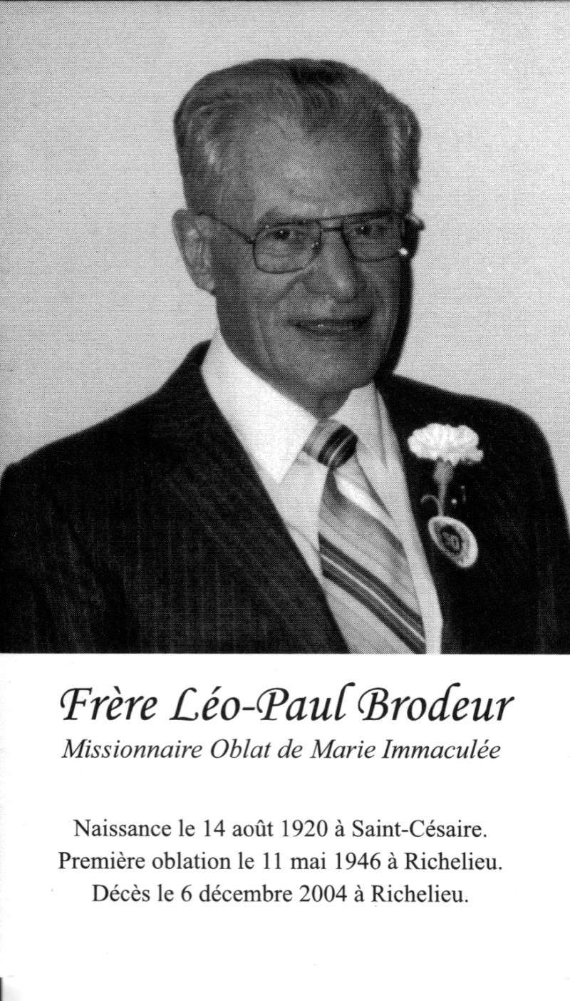 Brodeur, Frère Léo-Paul Brodeu12