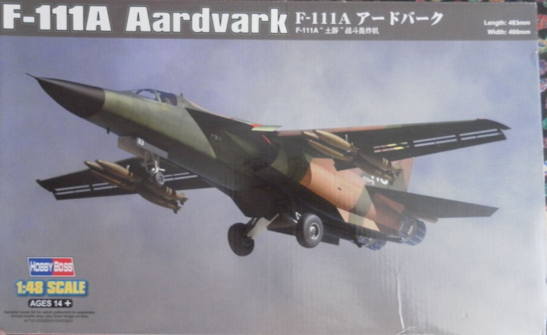 F 111A  aardvark   hobby boss 1/48 Box11