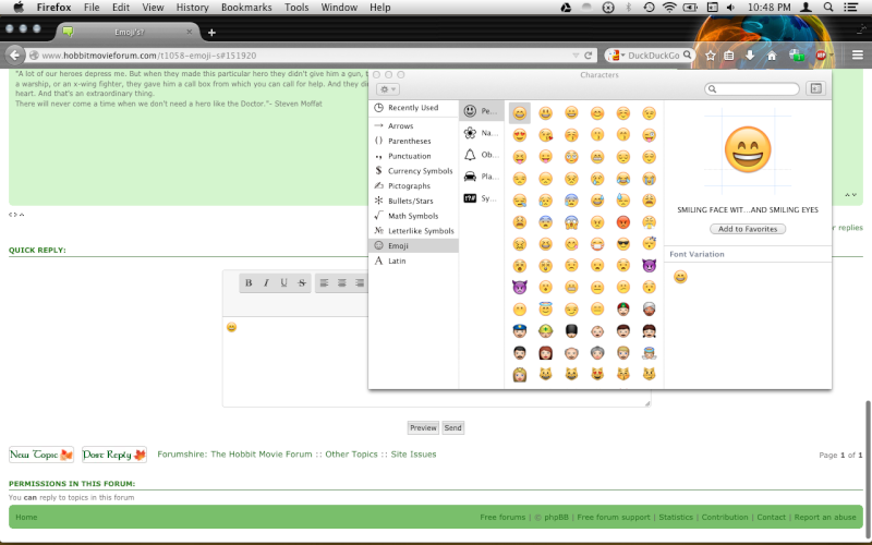 Emoji's? Screen14