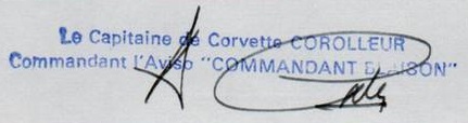 COMMANDANT - * COMMANDANT BLAISON (1982/....)  84-1111