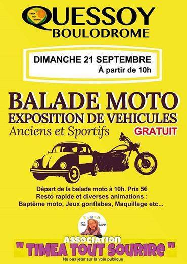 Balade motos + expo de véhicules ... le dim 21 sept à Quessoy Balade10