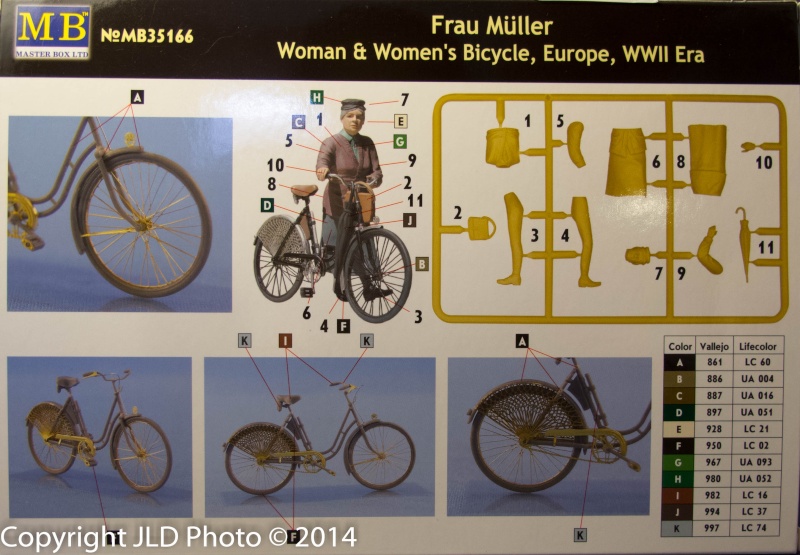MASTERBOX 35166 - Frau Müller. Woman & Women's Bicycle, Europe, WWII Era - 1/35 Img_4934