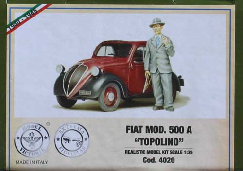 Fiat 500-A "Topolino" - MODEL VICTORIA 4020- 1/35 Model_11