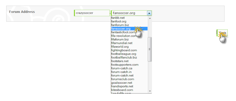 FIFA WORLD CUP: Customize your domain name for your forum Fan_so10