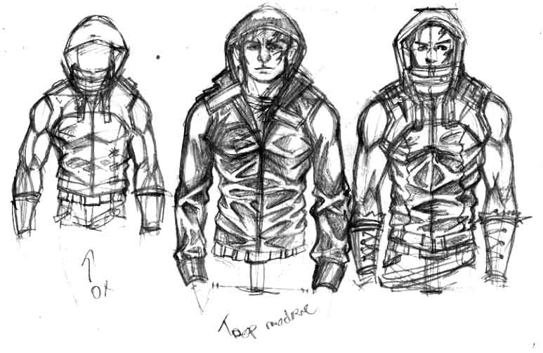 Sketches et illustration pour WoH Raiden11