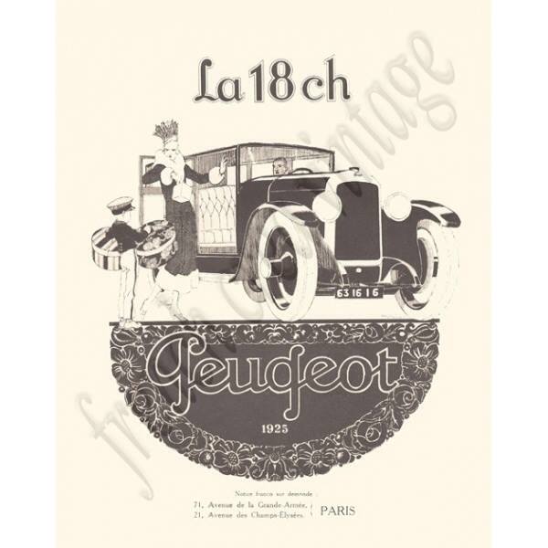 PUB Peugeot  d'époque 10888910