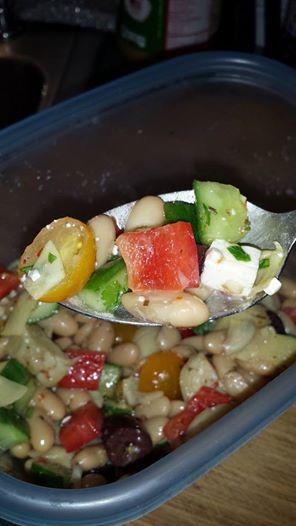 Stupidly Easy Mediterranean Bean Salad Salad10