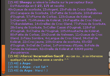 Drop des percepteurs de la guilde Salect10