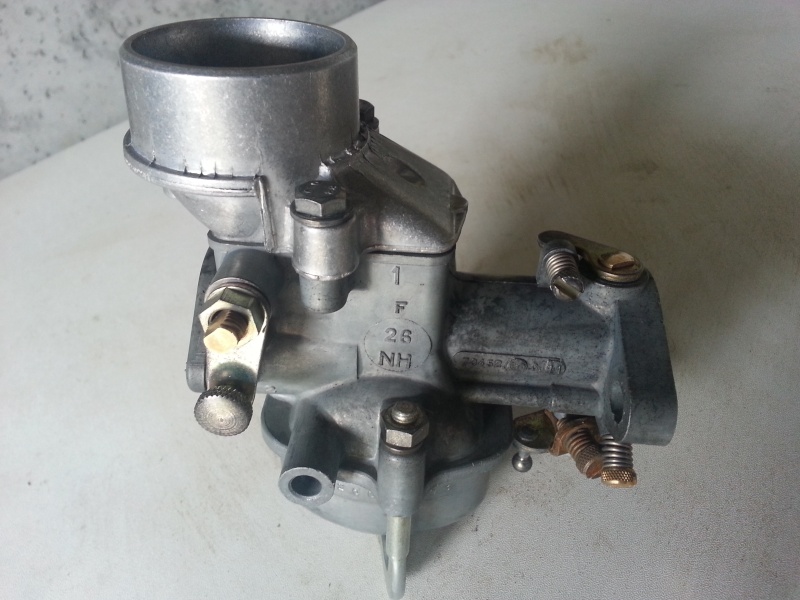 Carburateur SOLEX 26 NH pour moteur bernard W112  (VENDU) 20140714