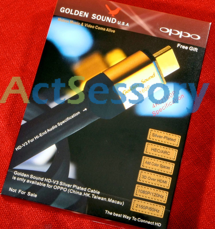 Golden Sound USA 4K HDMI Cable, Lifetime Warranty. 1-1 Exchange 4kcab510