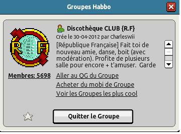 Activité du badge [Disco] 1010