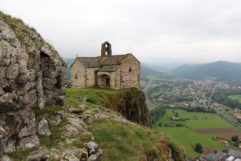 Rocher de la Chapelle Sainte Madeleine, Massiac, Cantal, France Semper74