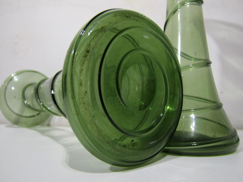 Pair of green trailed vases - Stuart Pair_013