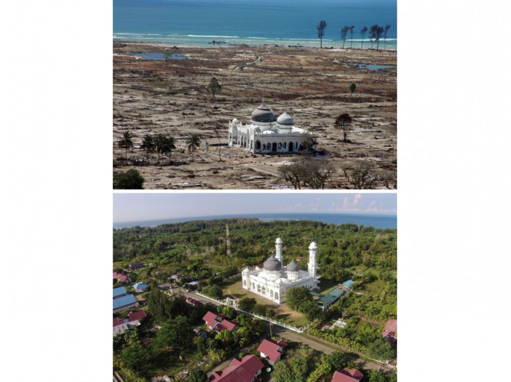 Banda Aceh, Tsunami 2004 avant / aprés - Indonésie Tsu110
