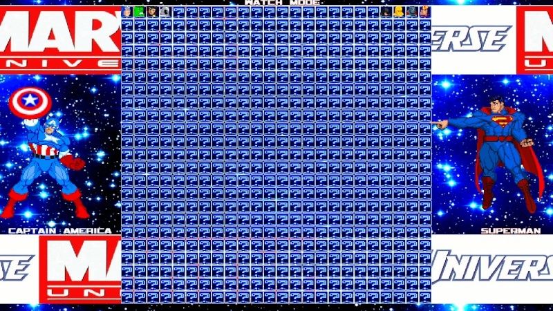 UPDATED!!!!!!RELEASED !!!MUGEN 1.0 and 1.1 Marvel Universe vs DC