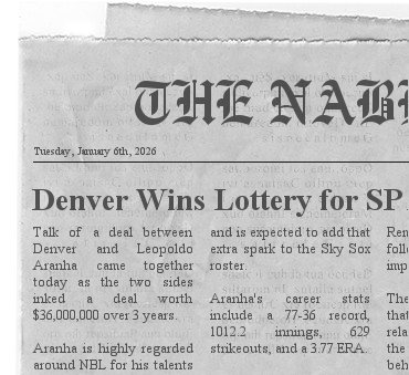 Denver Wins Lottery for SP Aranha Newspa49