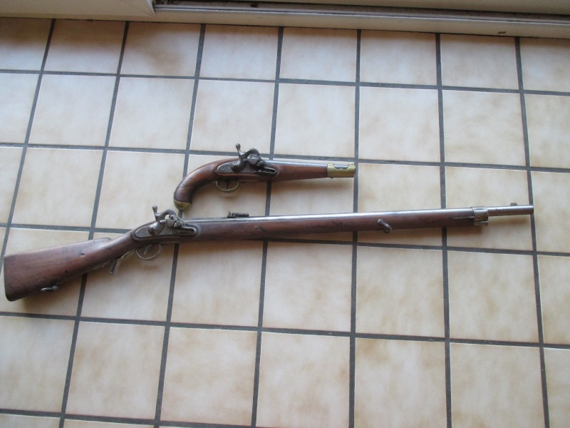 pistolet et fusil Autrichien vers 1830 Img_0723