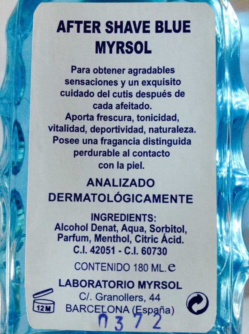 Myrsol AFTER SHAVE BLUE (Bleu) : Lotion après-rasage Photo_11