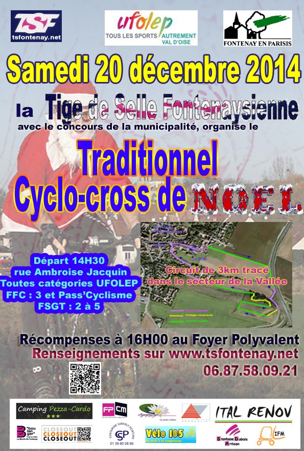 Cyclo-cross de Noël à FONTENAY en Parisis (95) - UFOLEP Affich13