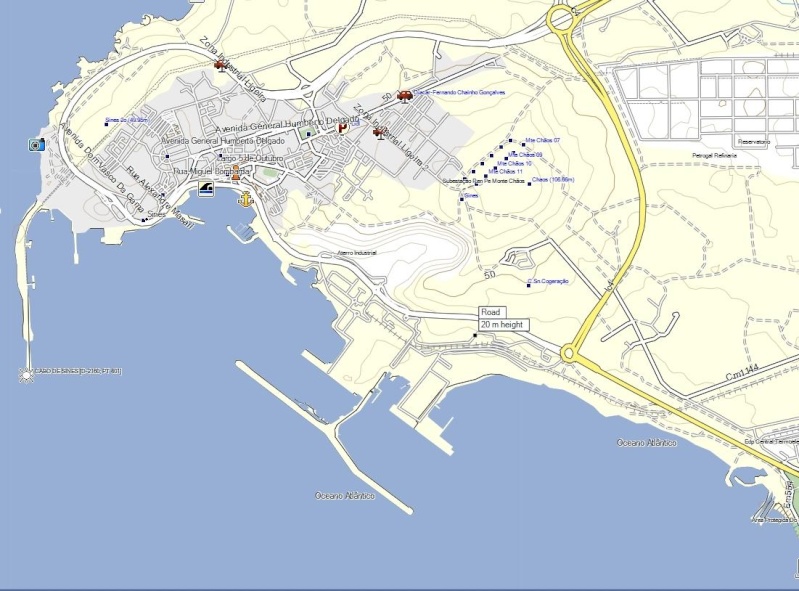 Mapas Ordenamentos Terminais dos Portos Comerciais no nível Continental/Nacional Termin10