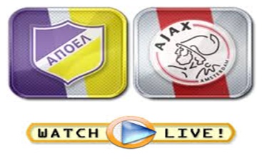 Bekijk wedstrijd Ajax Amsterdam en Apoel Nicosia live online 30/09/2014 Champions League Ajax-a10