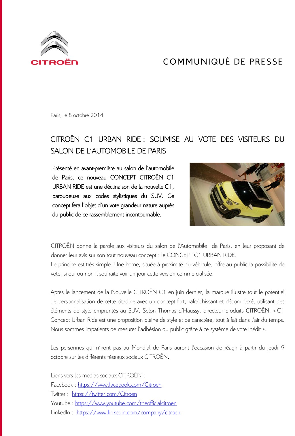 2014 - [PARIS] Citroën C1 Urban Ride Cp_cit12