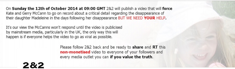 Twitter:"Sunday the 12th of October is T-DAY for the McCann´s" 12th_o11