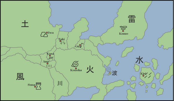 Carte du Monde Naruto10