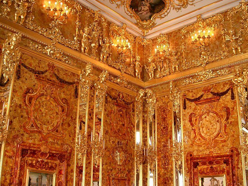 Le mystère de la chambre d’ambre du palais de Tsarskoïé Selo  Amber_13