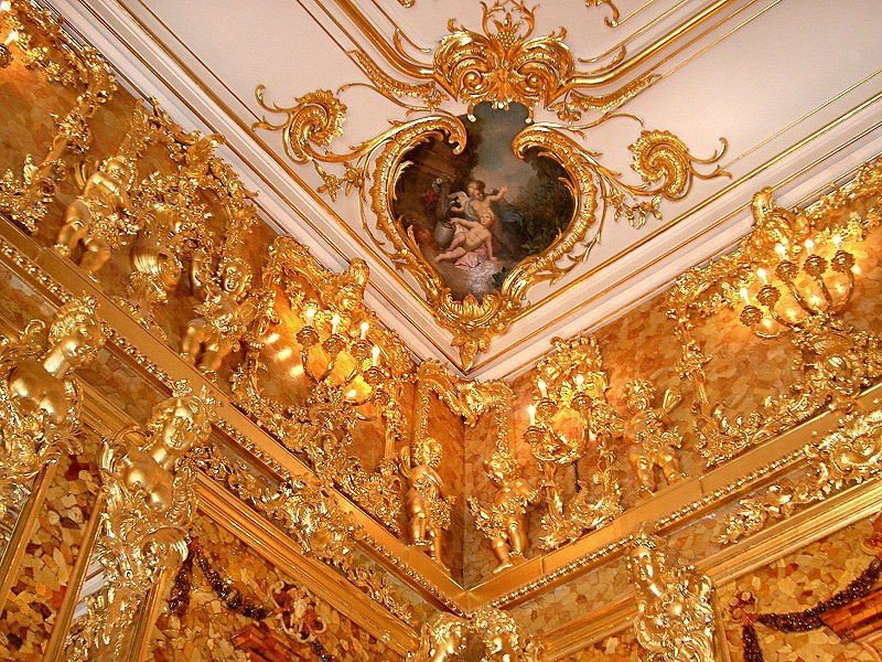 Le mystère de la chambre d’ambre du palais de Tsarskoïé Selo  Amber_14