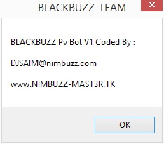  BLACKBUZZ PVT BOT V2 BY DJSAIM Noname11