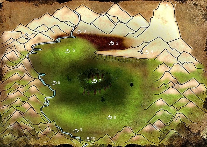 LANDS OF THE GLADE Mapfin11
