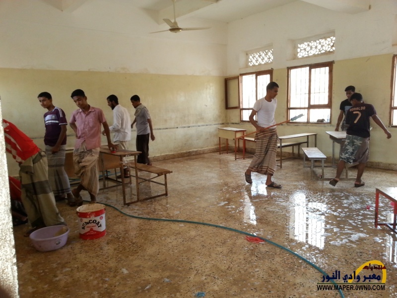 الحملة التطوعية لتنظيف مدرسة الزبيري بمعبر Ooa_o_22