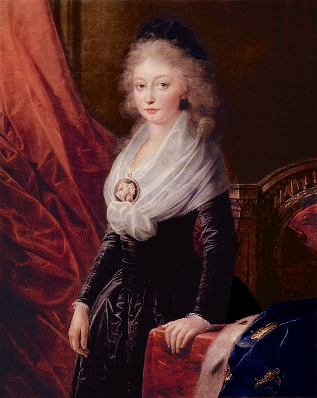 Portraits de Marie Thérèse Charlotte, fille de Louis XVI et de Marie Antoinette 640px-16