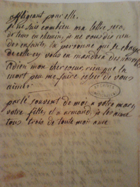 Lettres de Marie Antoinette à Madame de Polignac Pol_ha11