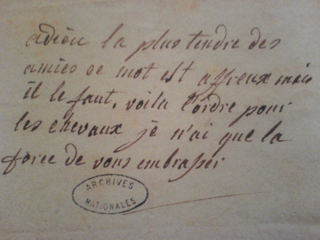 Lettres de Marie Antoinette à Madame de Polignac Poladi11