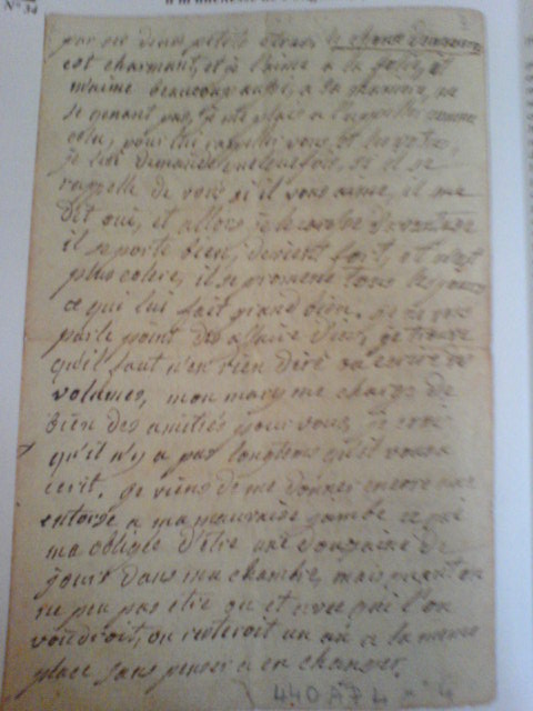 Lettres de Marie Antoinette à Madame de Polignac Poldc310