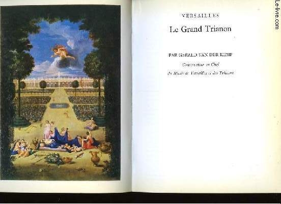 Versailles - Livres de Gérald Van der Kemp Ro300110